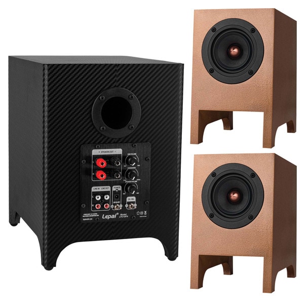 Alternate view 5 for Copperhead with Subwoofer 2.1 Channel Powered Desktop Speaker System Kit300-7182